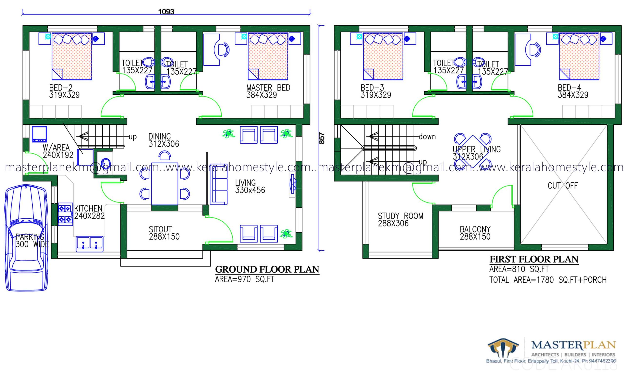 4BHK 1700 Sq.ft