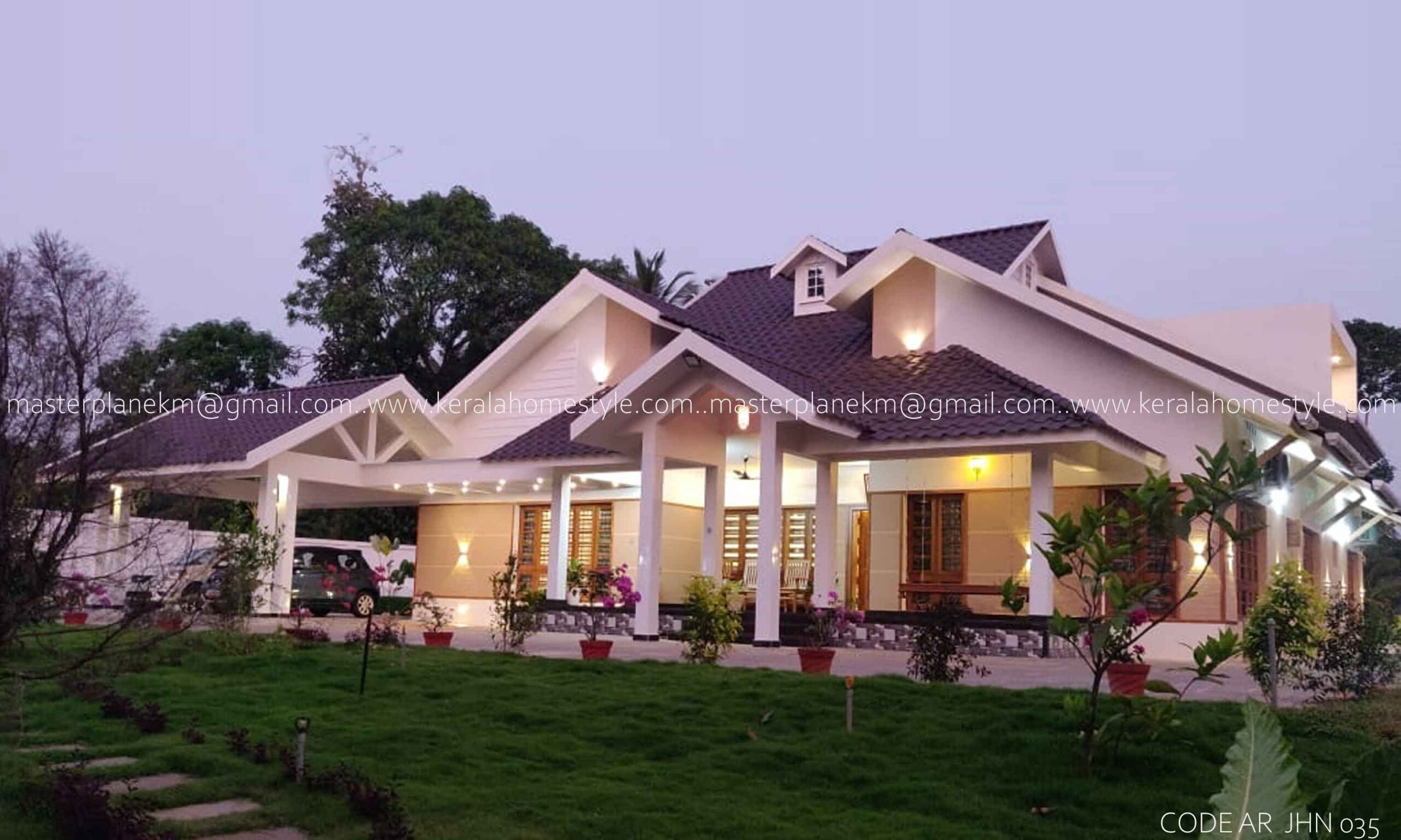 Kerala Home design Single story JH