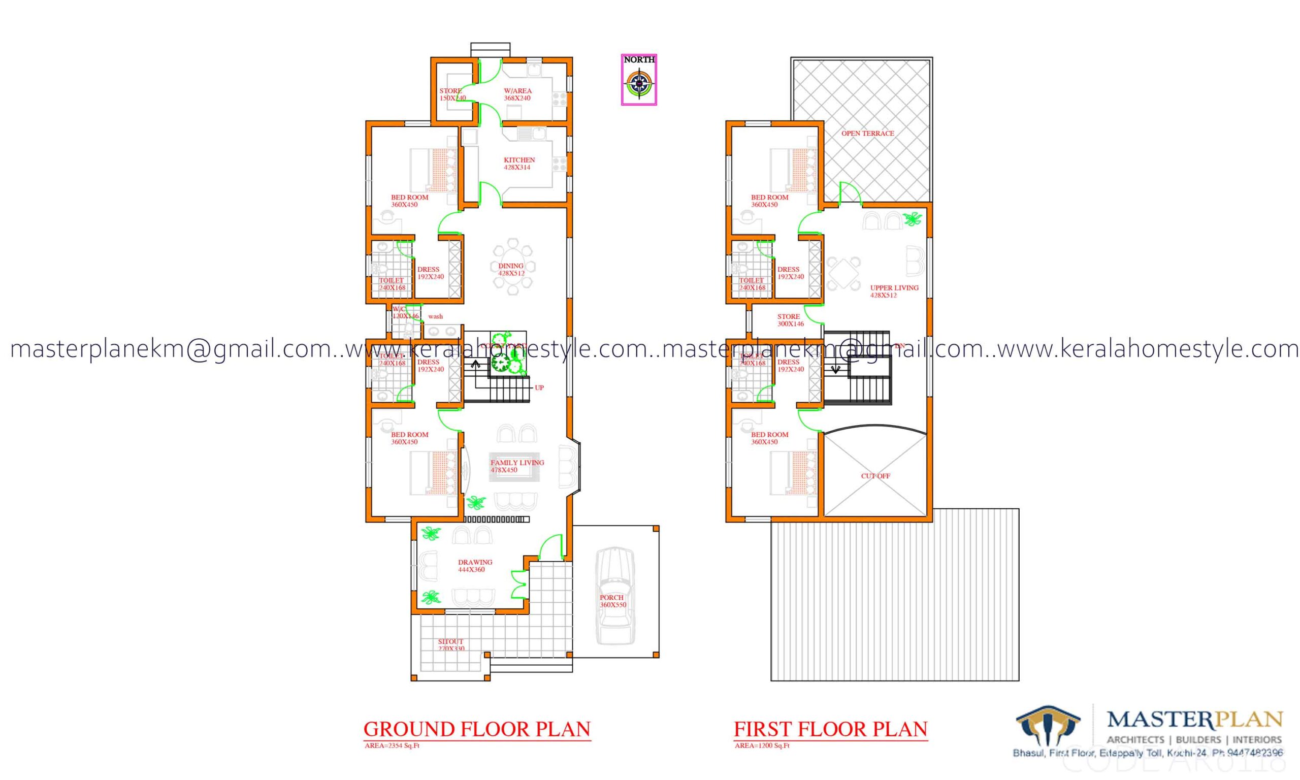 4 bed room house 2554 Sq.Ft