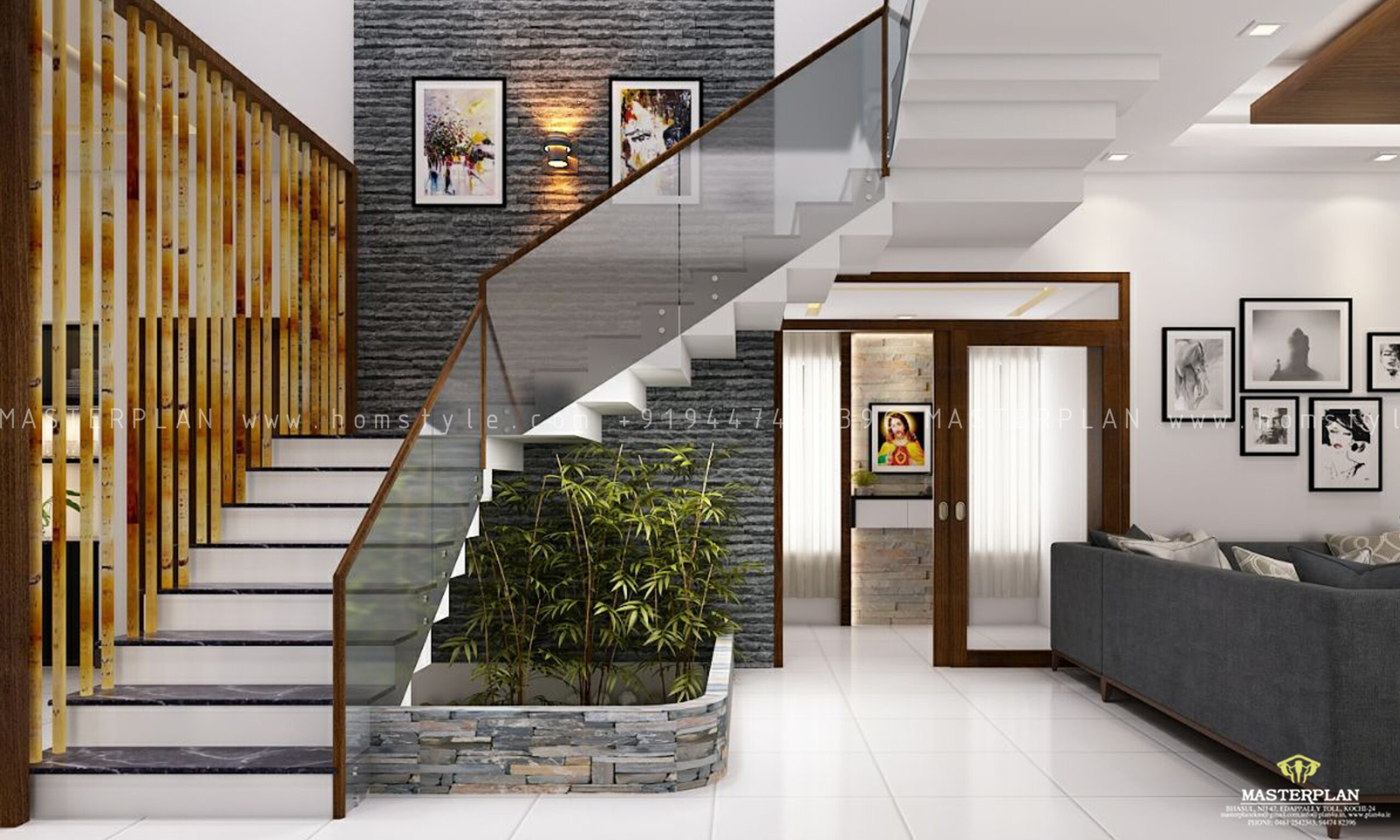 Stair 9 Kerala Home Design Scaled 